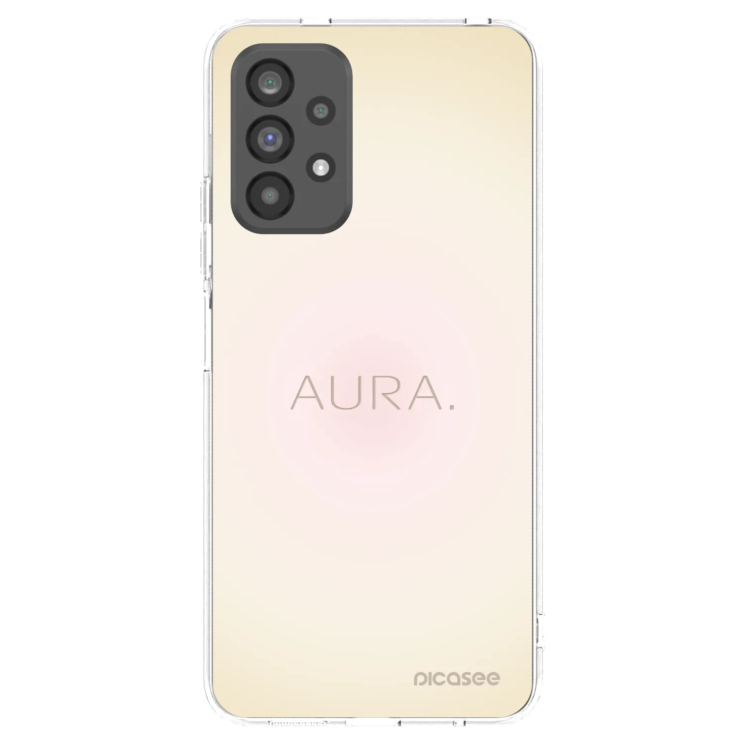 Picasee silikonowe przeźroczyste etui na Samsung Galaxy A73 5G - Aura