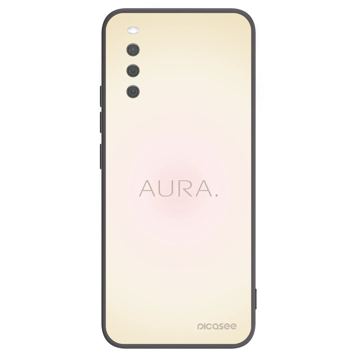 Picasee silikonowe czarne etui na Sony Xperia 10 III - Aura