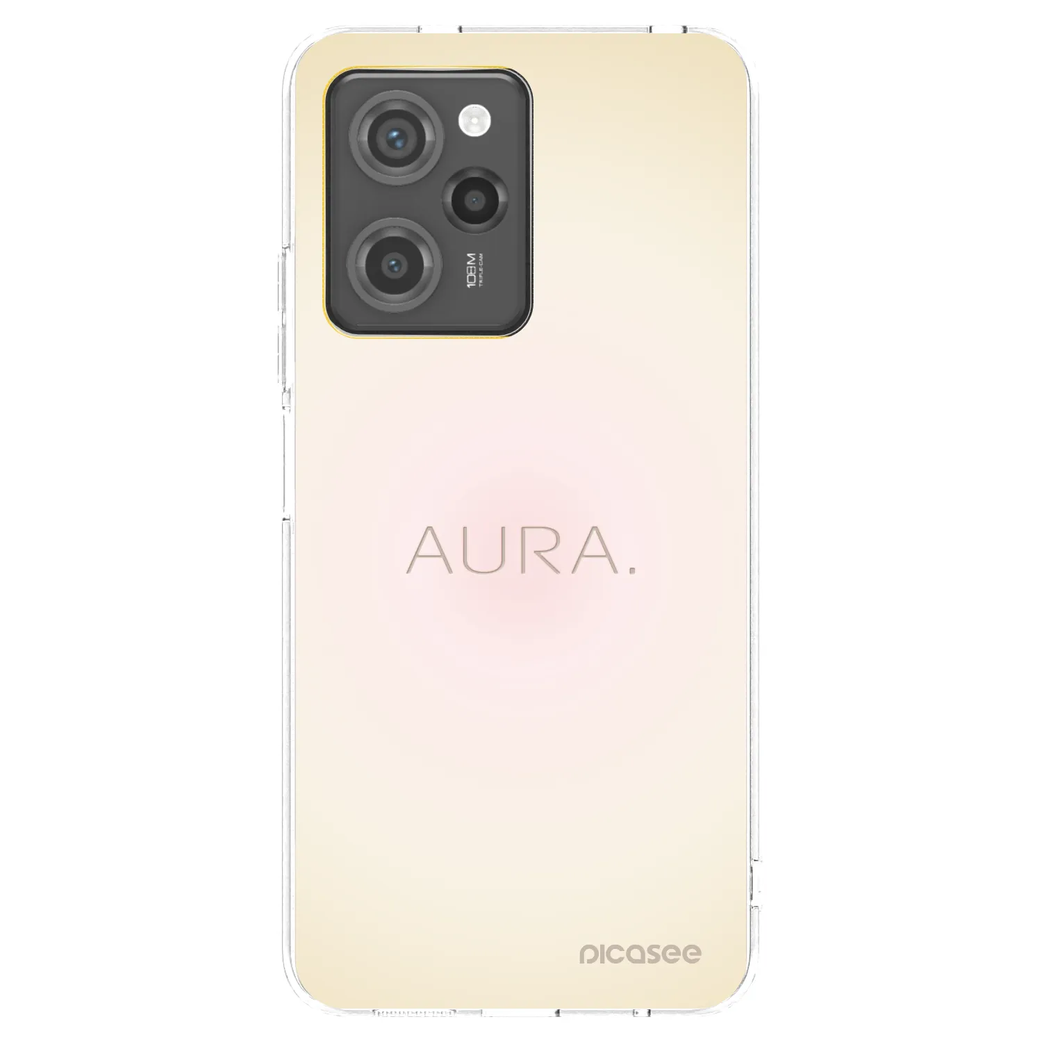Picasee silikonowe przeźroczyste etui na Xiaomi Poco X5 Pro - Aura
