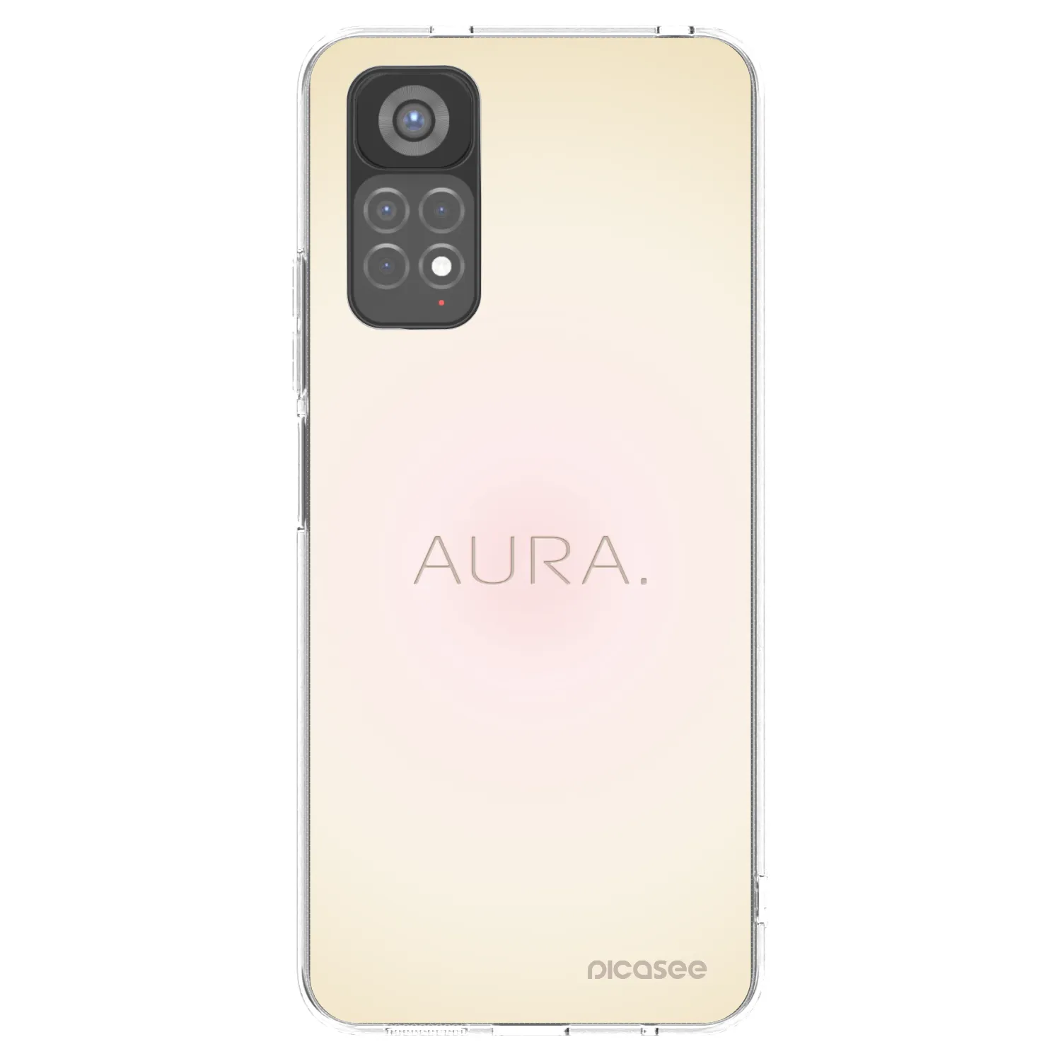 Picasee silikonowe przeźroczyste etui na Xiaomi Redmi Note 11S 5G - Aura