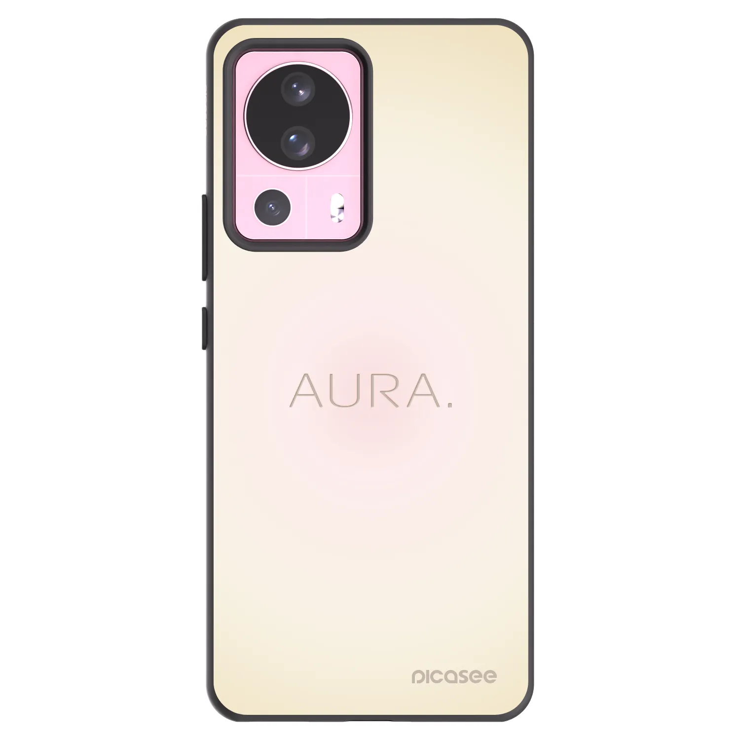 Picasee silikonowe czarne etui na Xiaomi 13 Lite - Aura