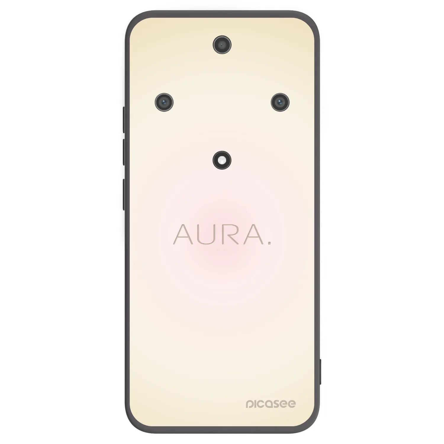 Picasee silikonowe czarne etui na Honor Magic5 Lite 5G - Aura