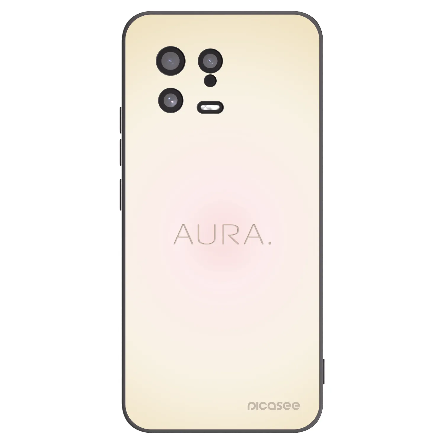 Picasee silikonowe czarne etui na Xiaomi 13 - Aura