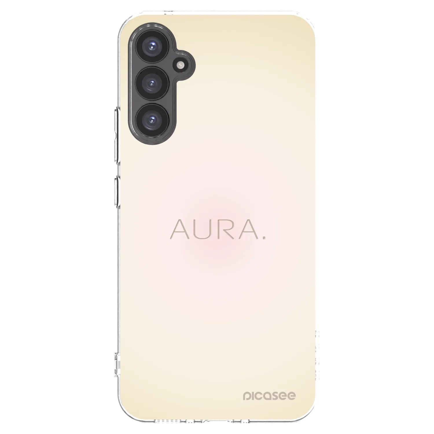 Picasee silikonowe przeźroczyste etui na Samsung Galaxy A34 5G A346B - Aura