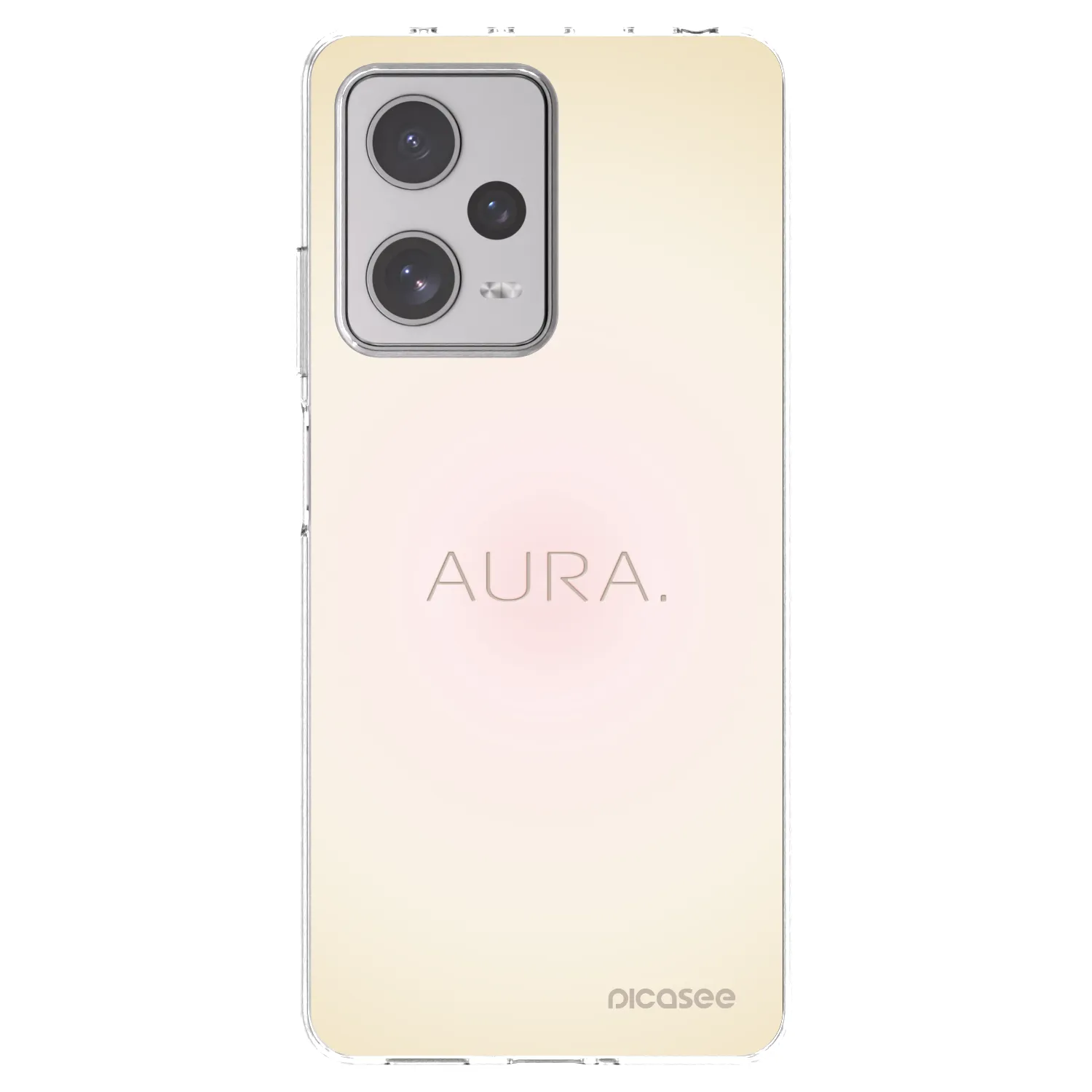 Picasee silikonowe przeźroczyste etui na Xiaomi Redmi Note 12 Pro+ 5G - Aura