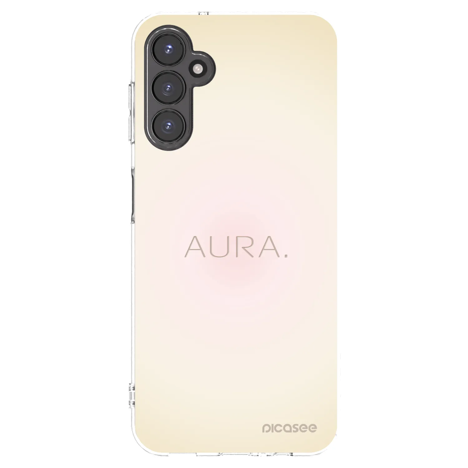 Picasee silikonowe przeźroczyste etui na Samsung Galaxy A14 4G A145R - Aura