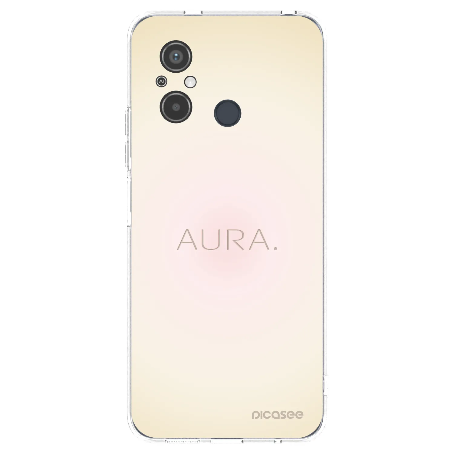 Picasee silikonowe przeźroczyste etui na Xiaomi Redmi 12C - Aura