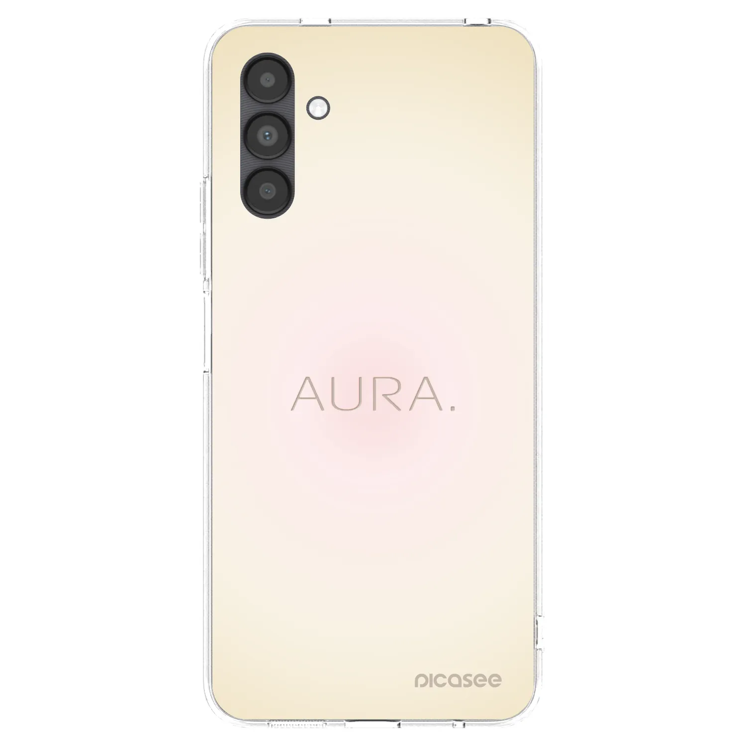 Picasee silikonowe przeźroczyste etui na Samsung Galaxy A04s A047F - Aura