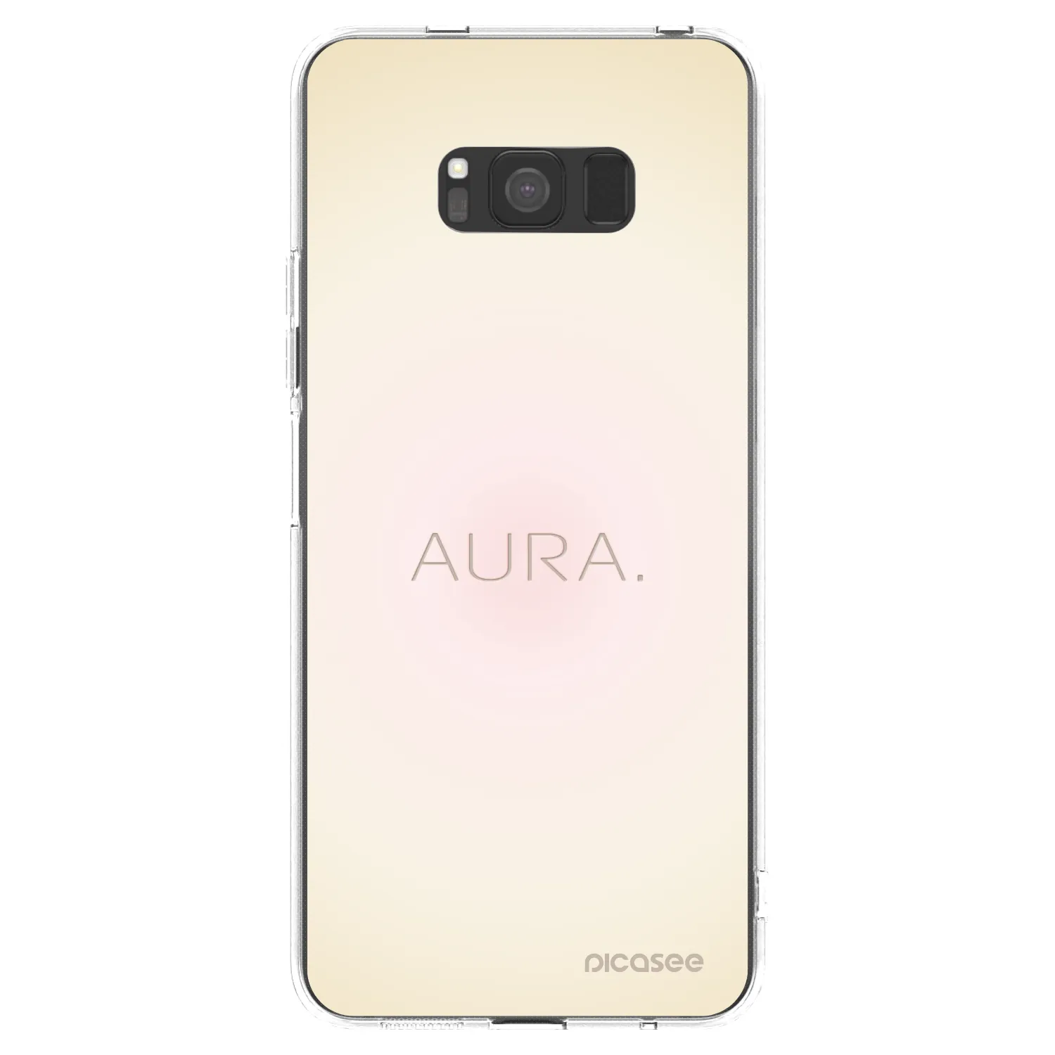 Picasee silikonowe przeźroczyste etui na Samsung Galaxy S8 G950F - Aura