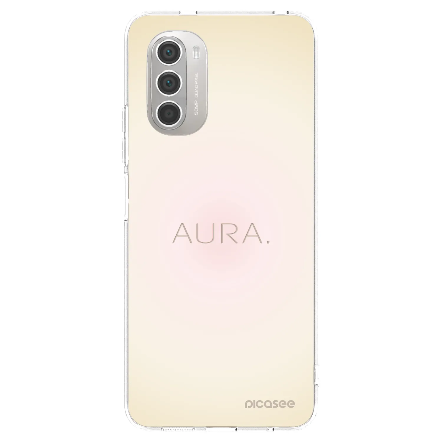Picasee silikonowe przeźroczyste etui na Motorola Moto G51 - Aura