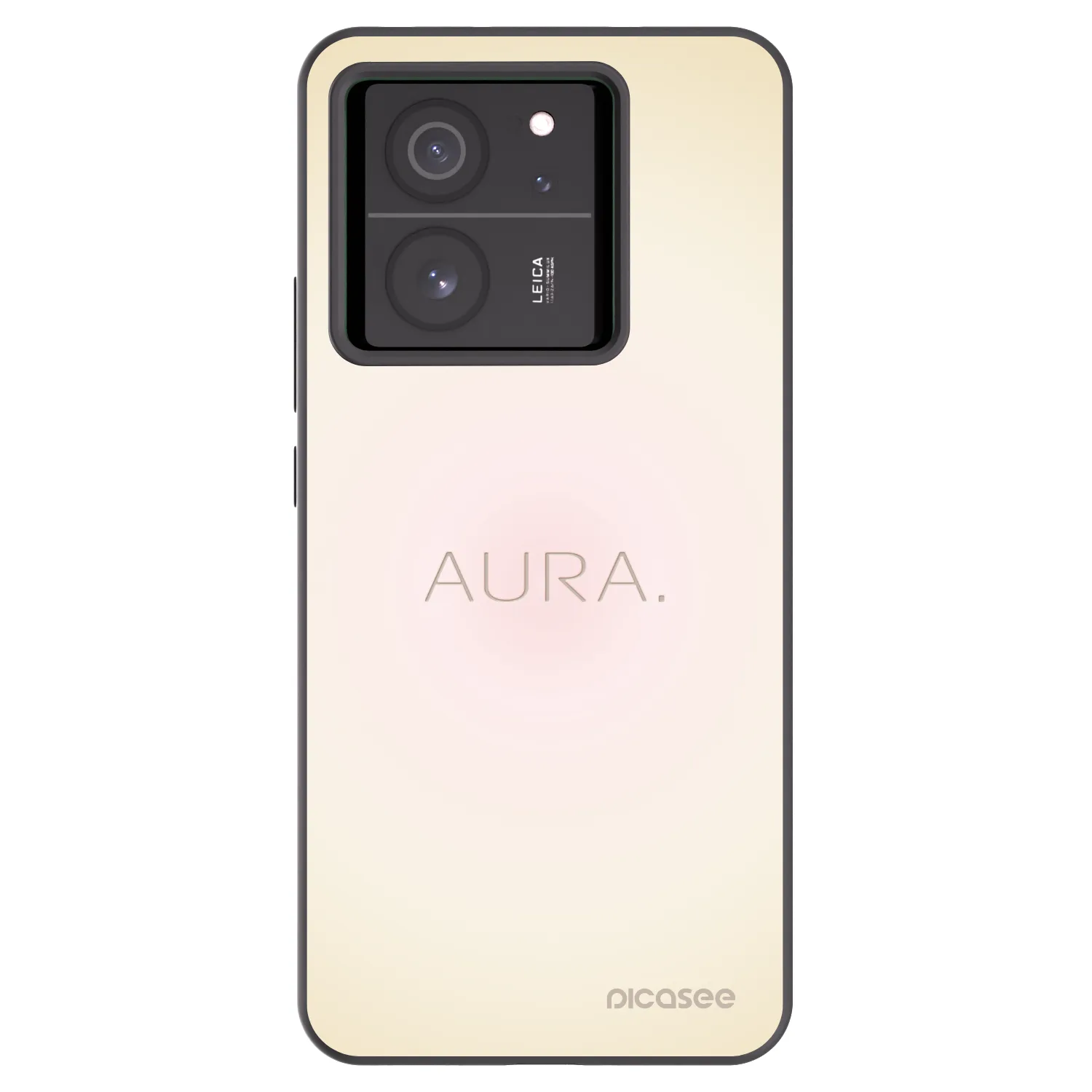 Picasee silikonowe czarne etui na Xiaomi 13T Pro - Aura