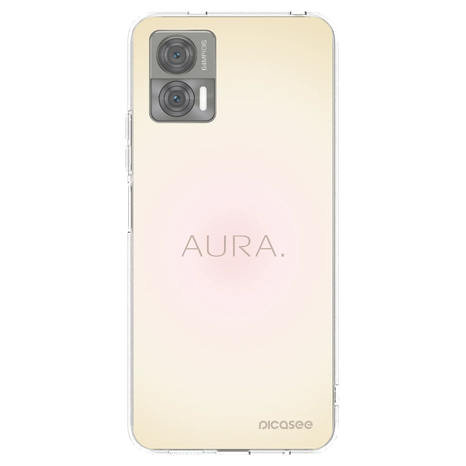 Picasee silikonowe przeźroczyste etui na Motorola Edge 30 Neo - Aura