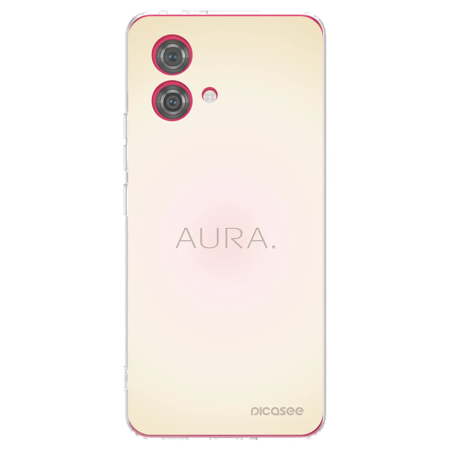 Picasee silikonowe przeźroczyste etui na Motorola Moto G84 5G - Aura