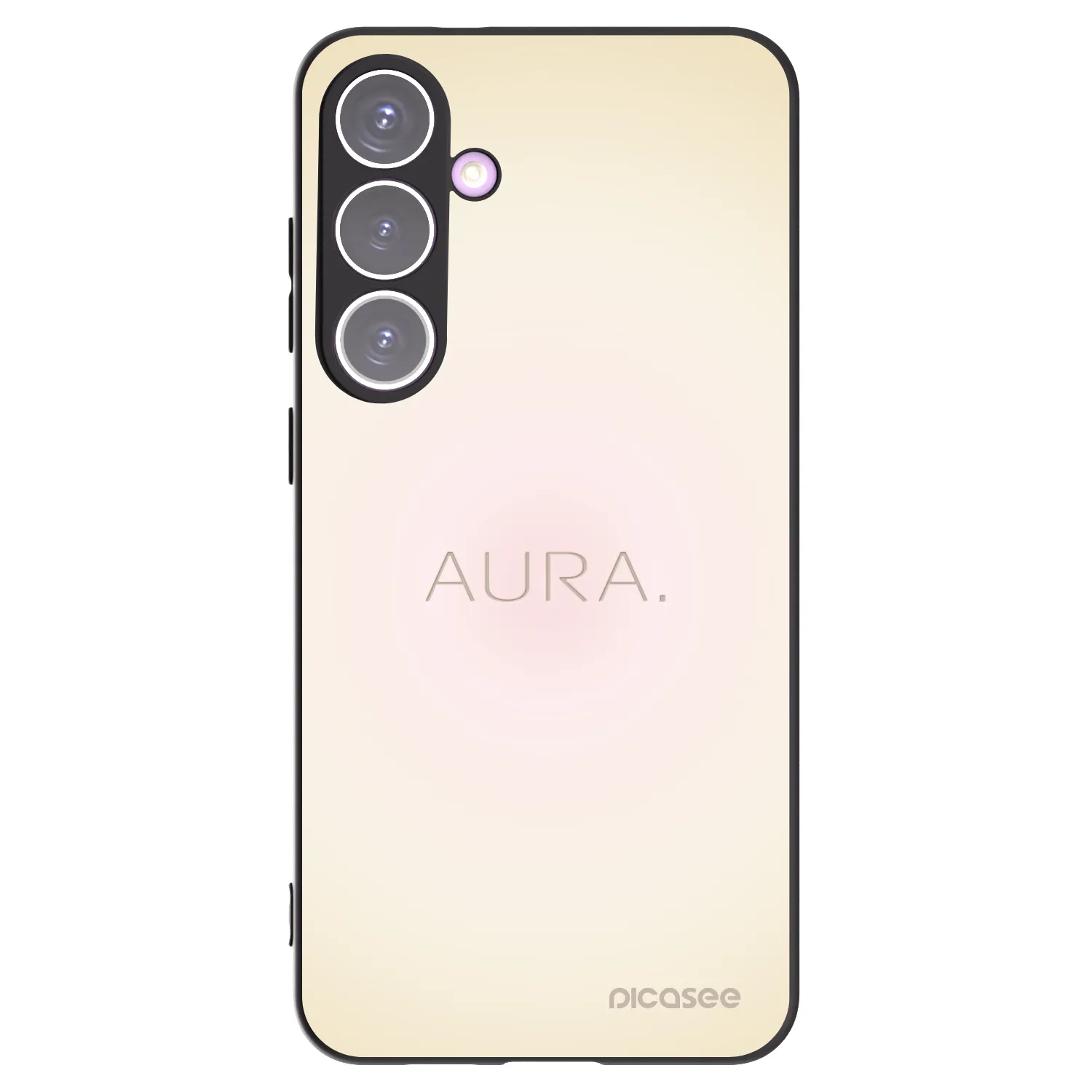 Picasee silikonowe czarne etui na Samsung Galaxy S24+ S926B 5G - Aura
