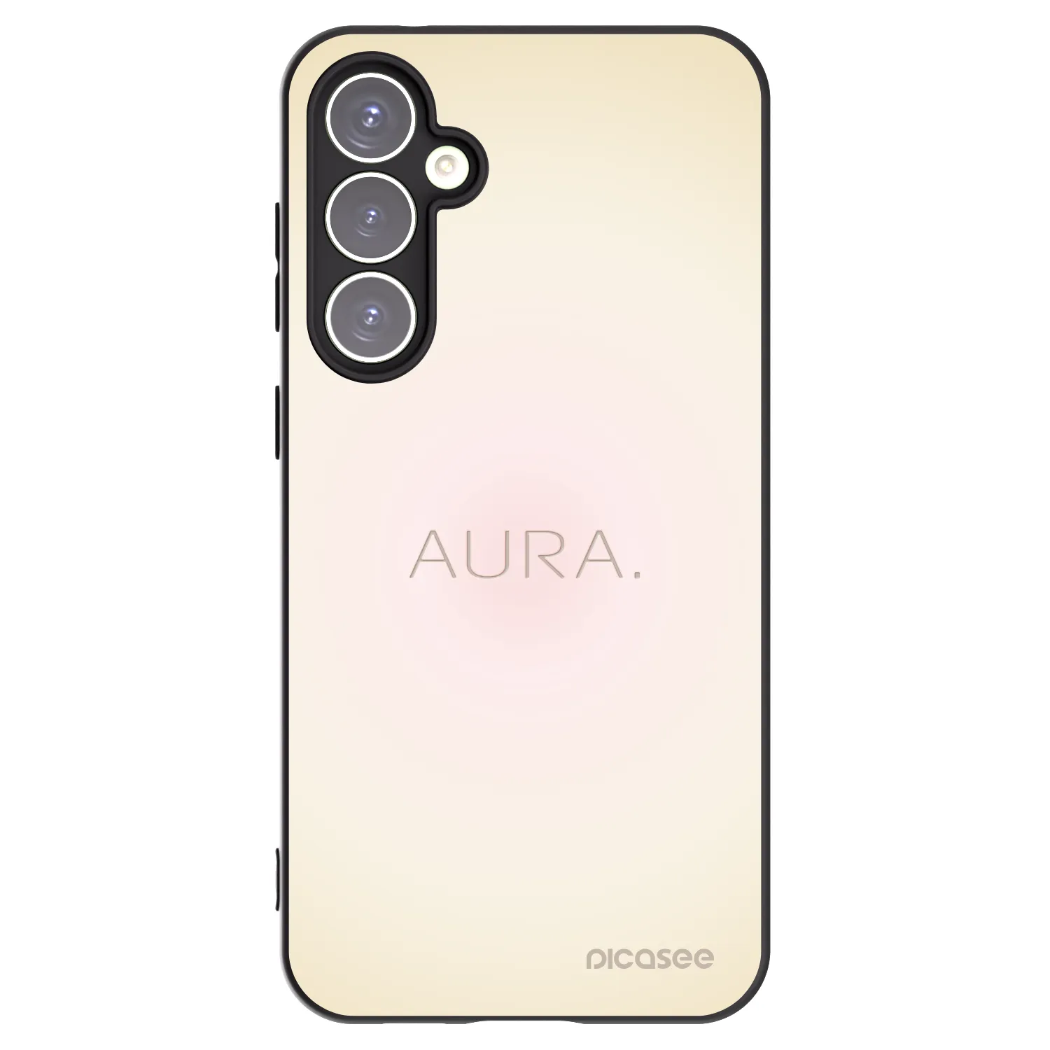 Picasee silikonowe czarne etui na Samsung Galaxy S23 FE S711B - Aura