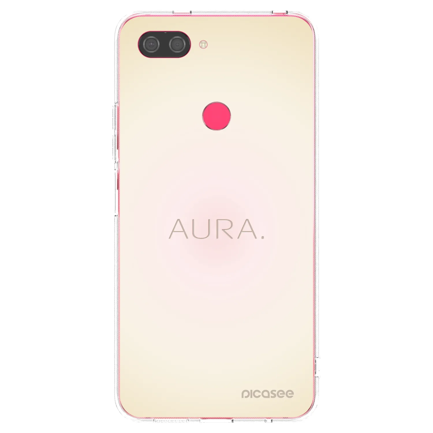Picasee silikonowe przeźroczyste etui na Xiaomi Mi 8 Lite - Aura