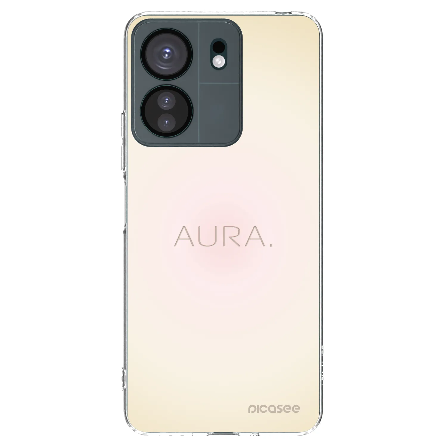 Picasee silikonowe przeźroczyste etui na Xiaomi Redmi 13C 4G - Aura