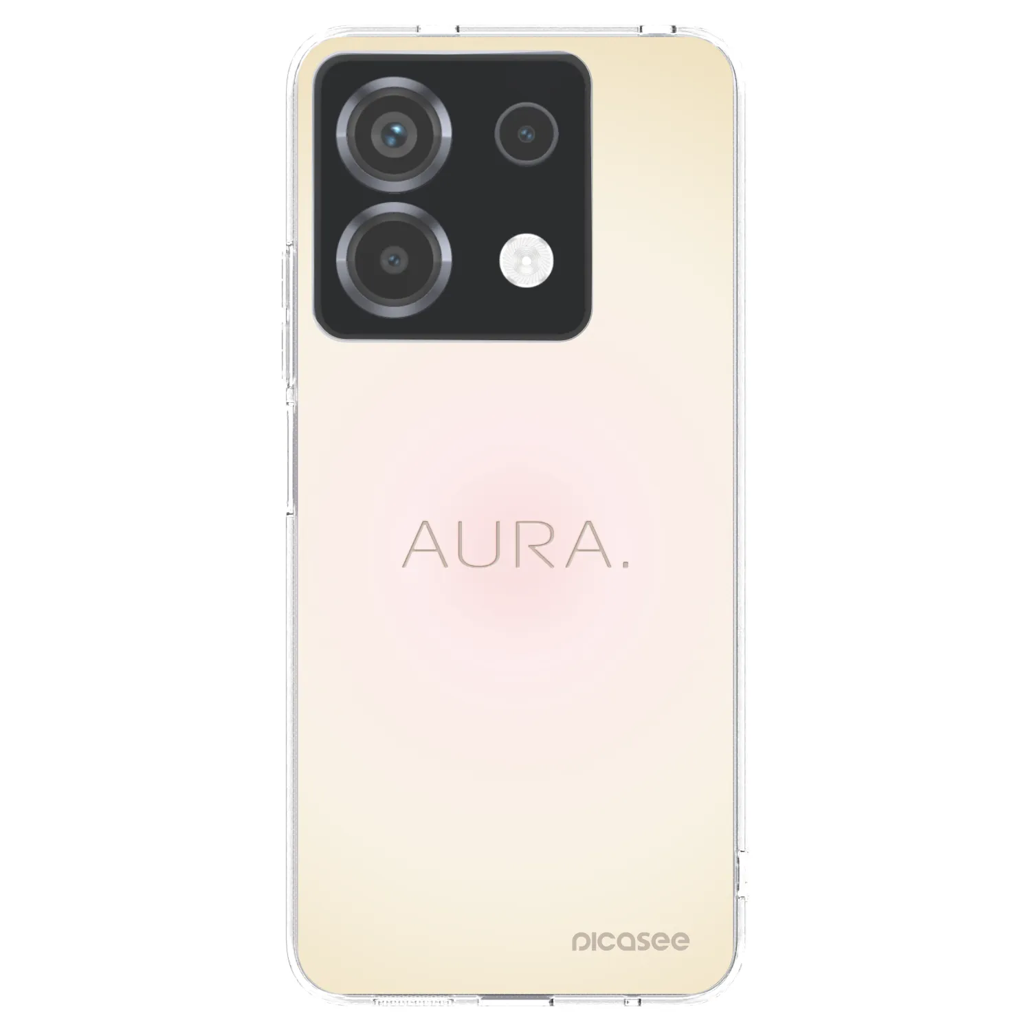 Picasee silikonowe przeźroczyste etui na Xiaomi Poco X6 - Aura