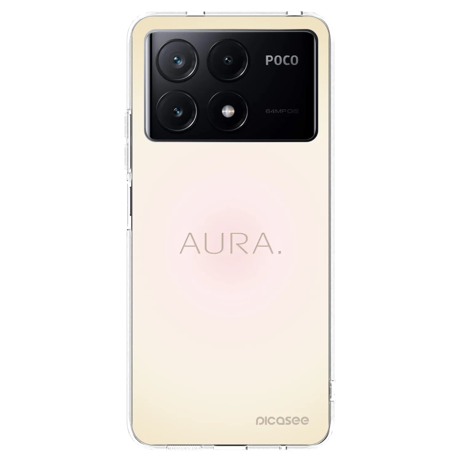 Picasee silikonowe przeźroczyste etui na Xiaomi Poco X6 Pro - Aura