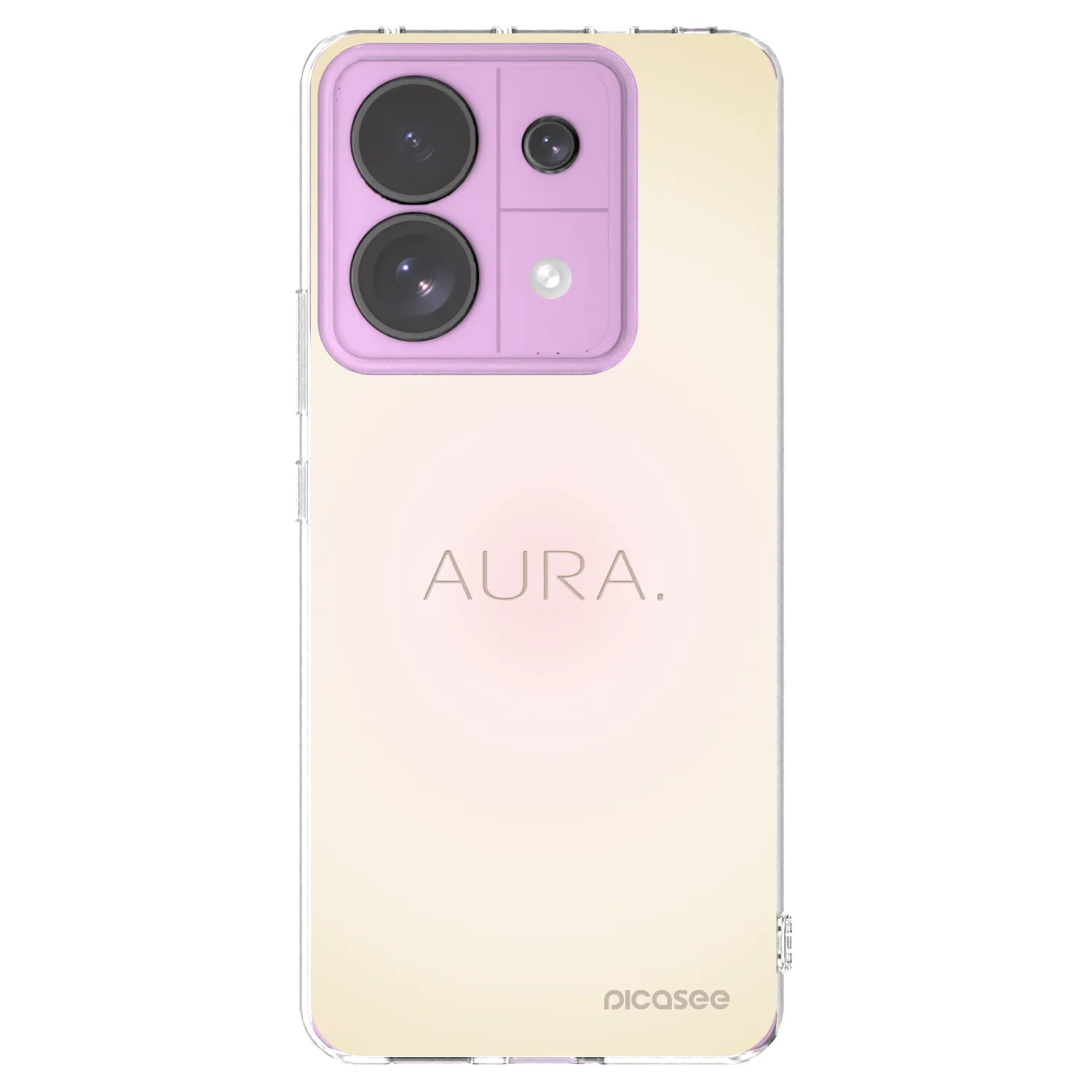 Picasee silikonowe przeźroczyste etui na Xiaomi Redmi Note 13 Pro 5G - Aura