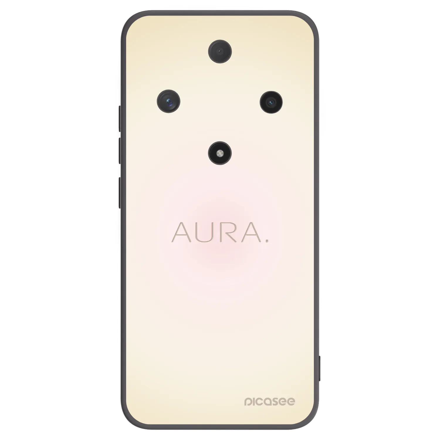 Picasee silikonowe czarne etui na Honor Magic6 Lite 5G - Aura