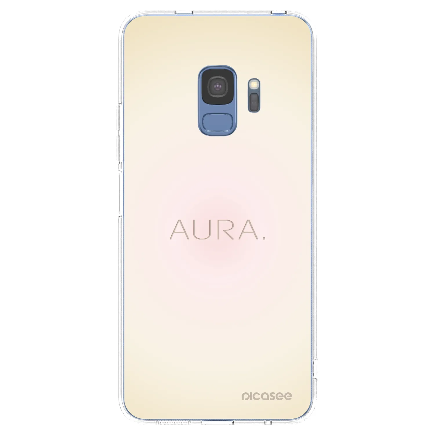 Picasee silikonowe przeźroczyste etui na Samsung Galaxy S9 G960F - Aura