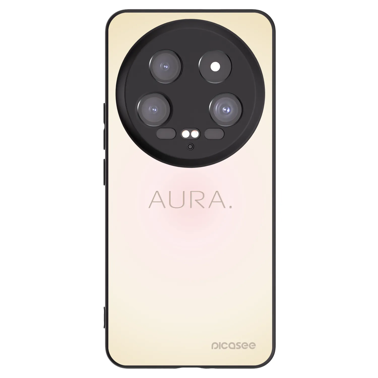 Picasee silikonowe czarne etui na Xiaomi 14 Ultra - Aura