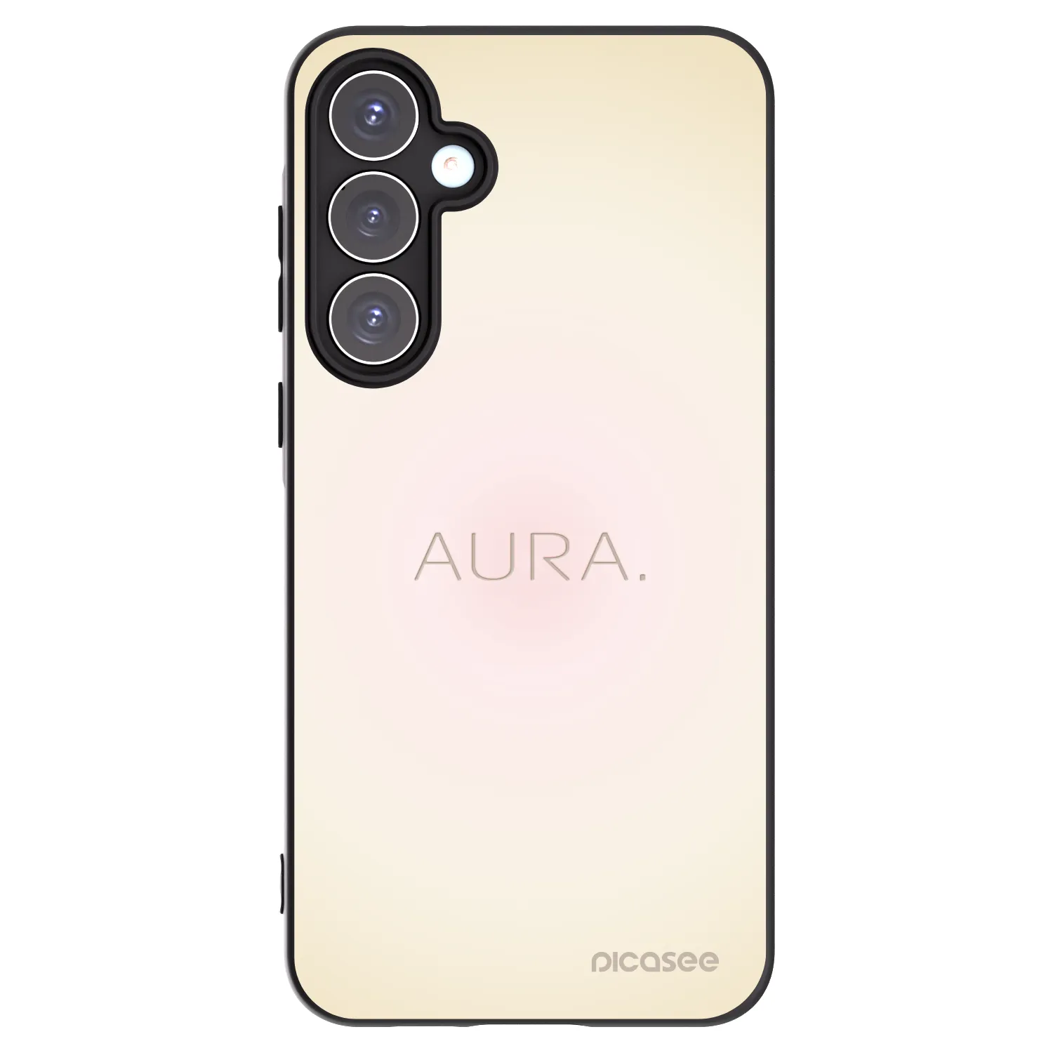 Picasee silikonowe czarne etui na Samsung Galaxy A55 5G A556B - Aura