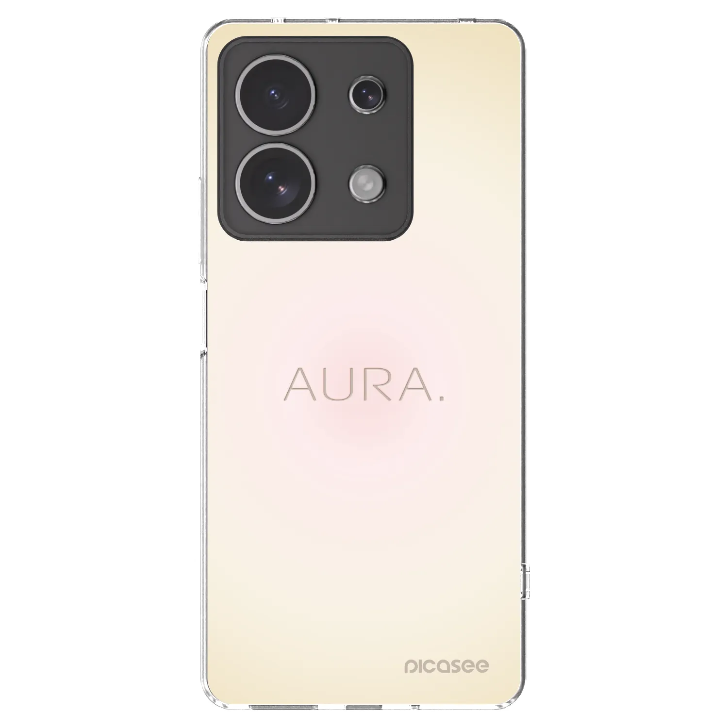 Picasee silikonowe przeźroczyste etui na Xiaomi Redmi Note 13 4G - Aura