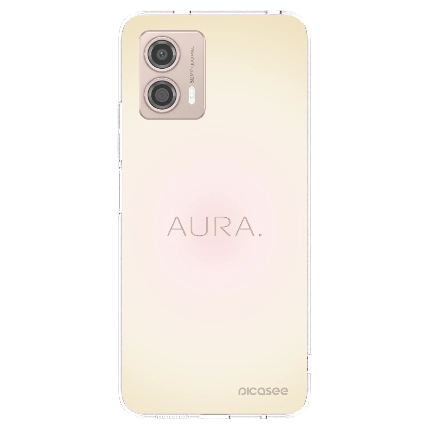 Picasee silikonowe przeźroczyste etui na Motorola Moto G53 5G - Aura