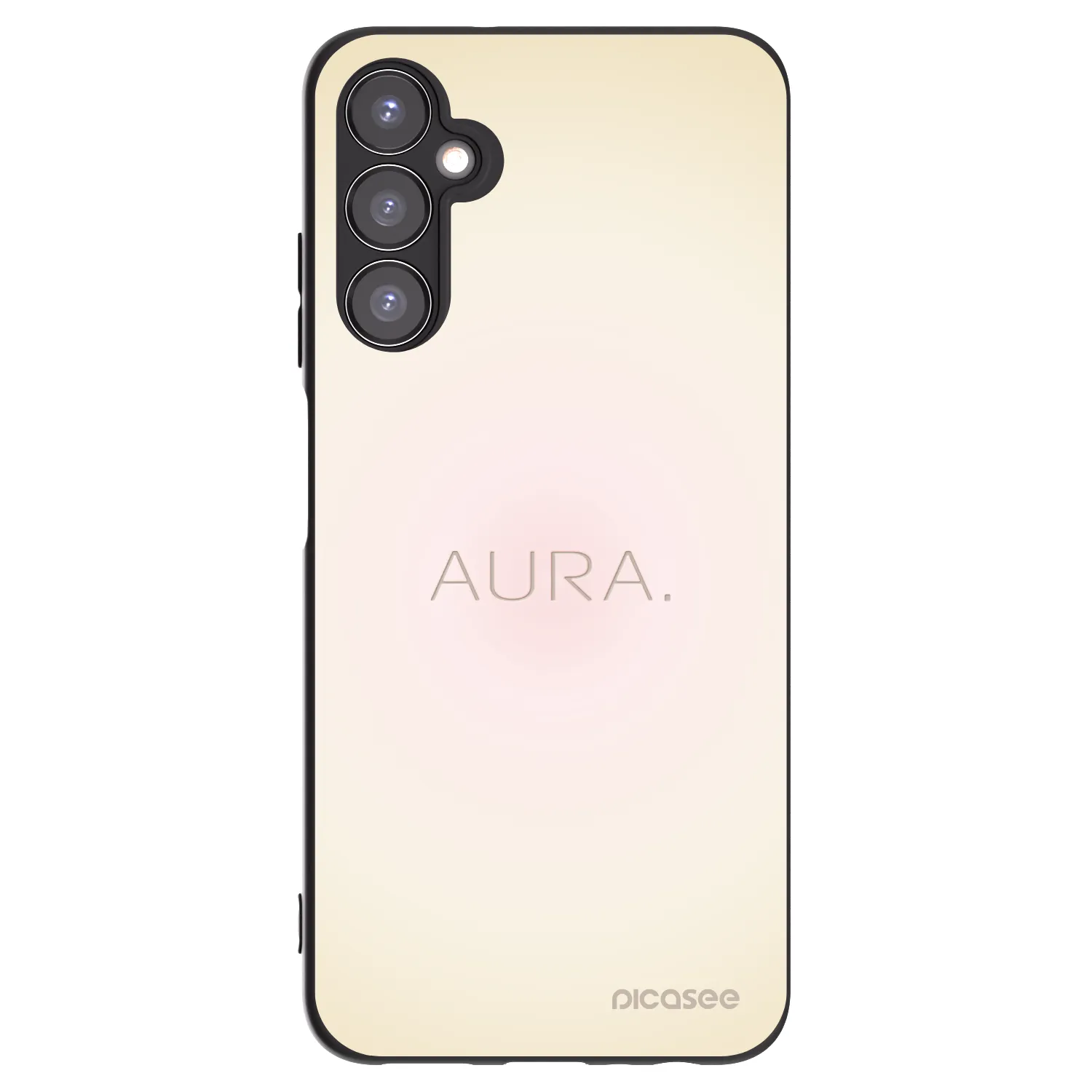Picasee silikonowe czarne etui na Samsung Galaxy A05s A057G - Aura