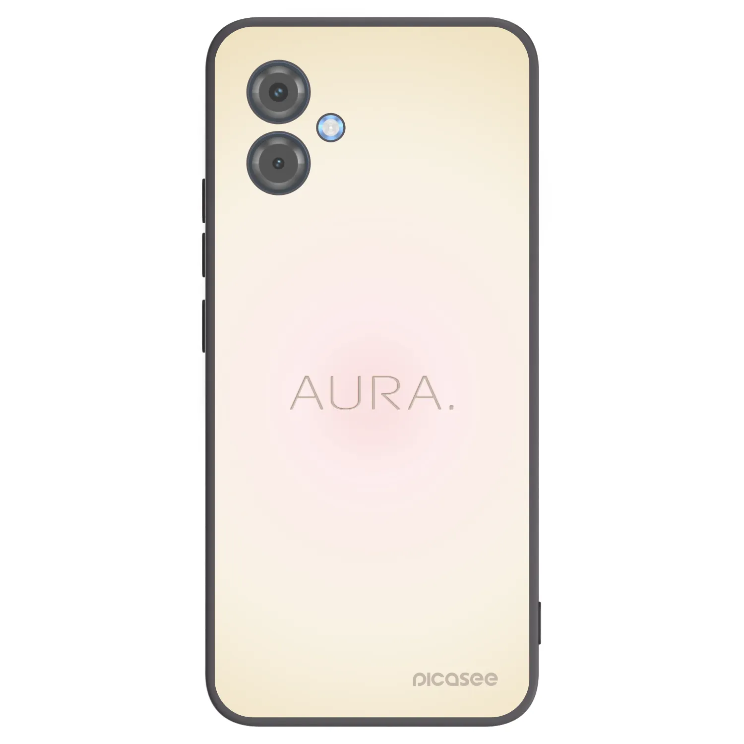 Picasee silikonowe czarne etui na Motorola Moto G14 - Aura
