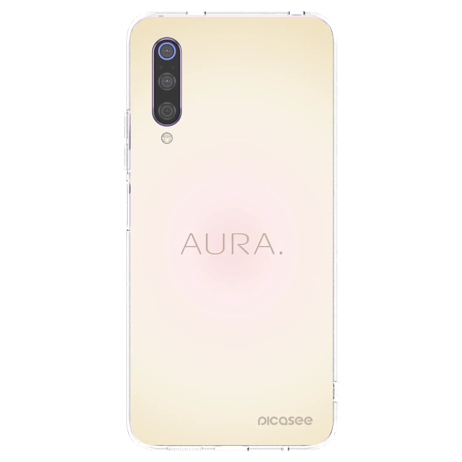 Picasee silikonowe przeźroczyste etui na Xiaomi Mi 9 - Aura