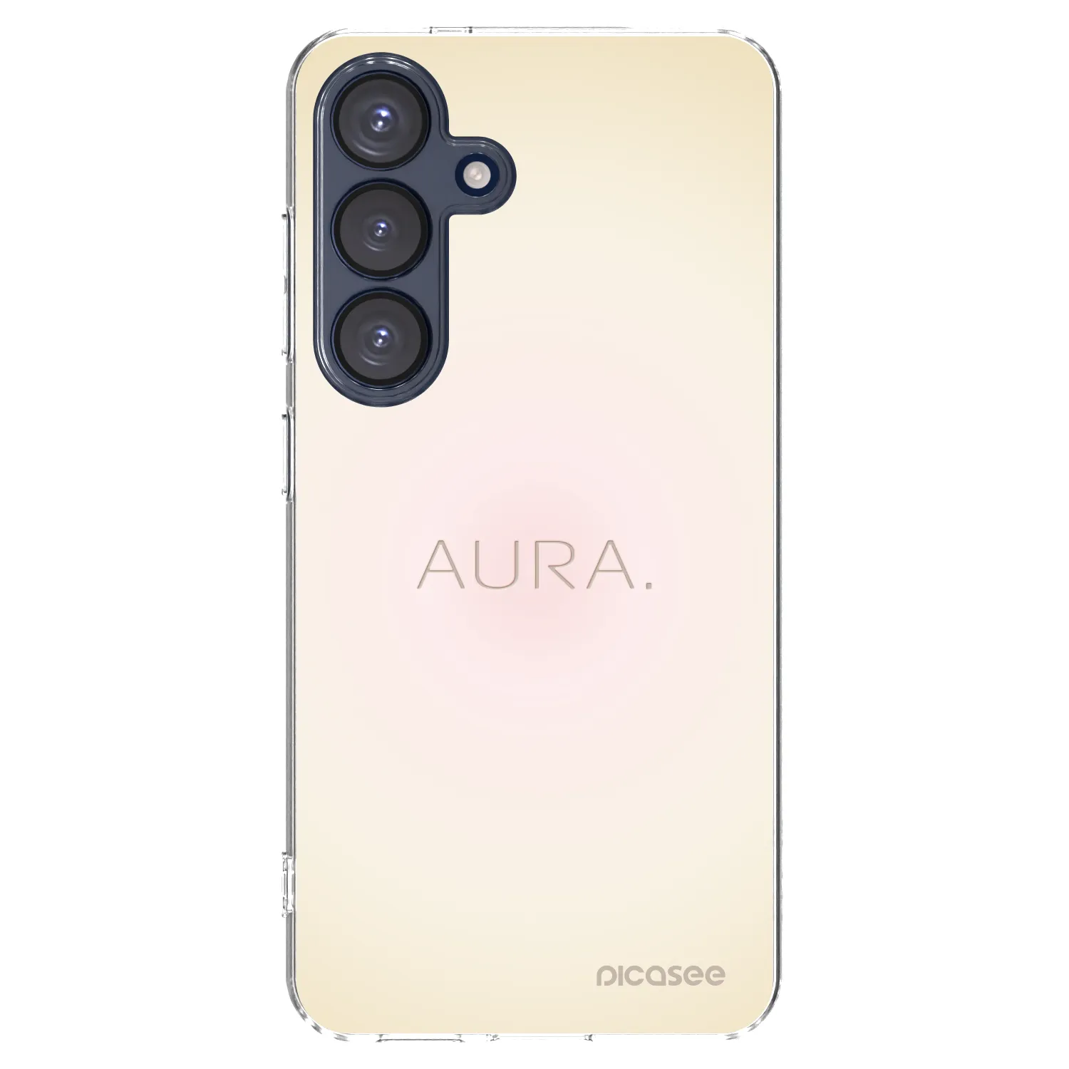 Picasee silikonowe przeźroczyste etui na Samsung Galaxy S25 5G - Aura