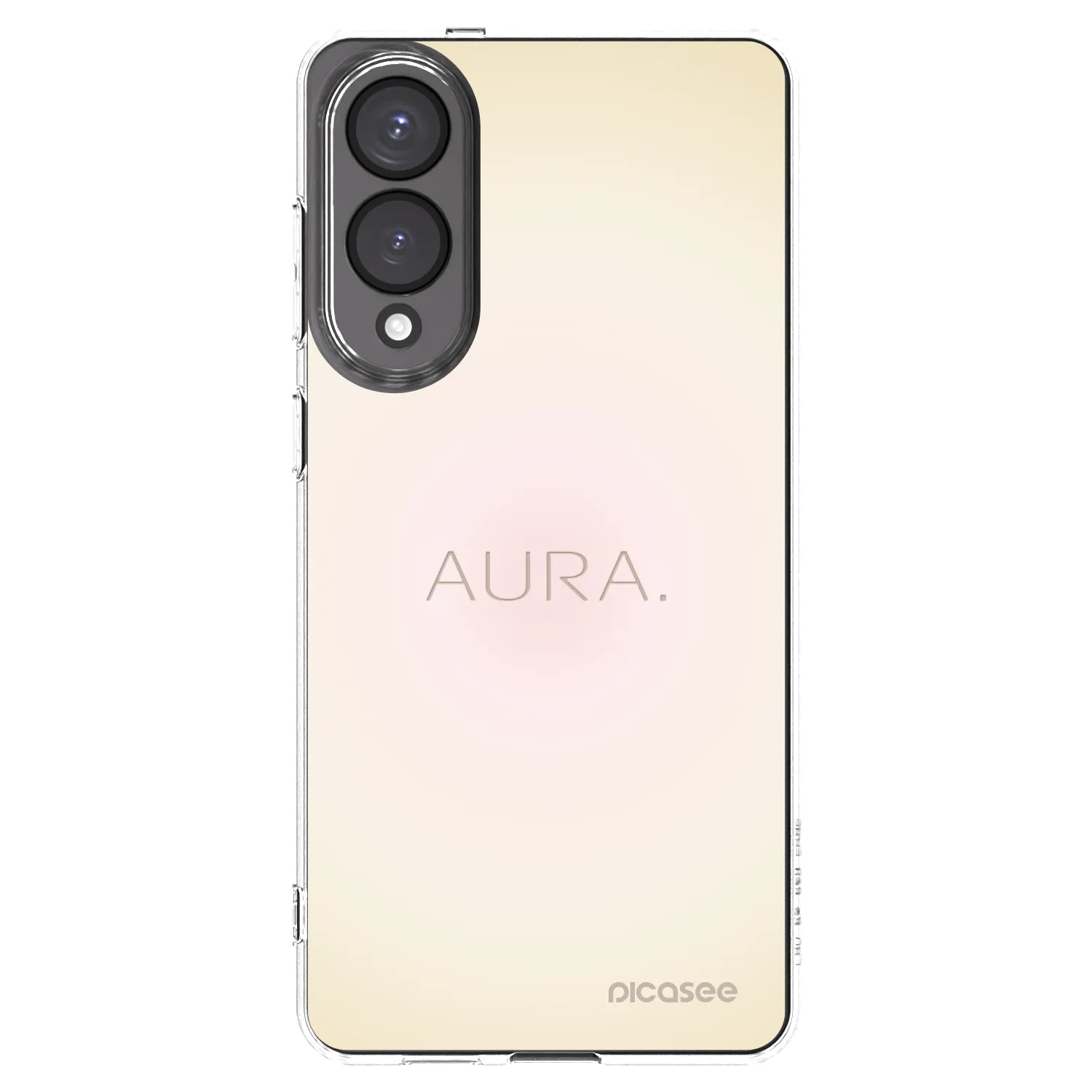 Picasee silikonowe przeźroczyste etui na Samsung Galaxy S25 Edge 5G - Aura