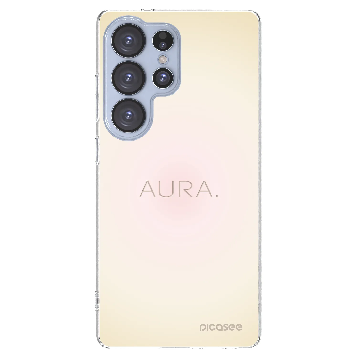 Picasee silikonowe przeźroczyste etui na Samsung Galaxy S25 Ultra 5G - Aura