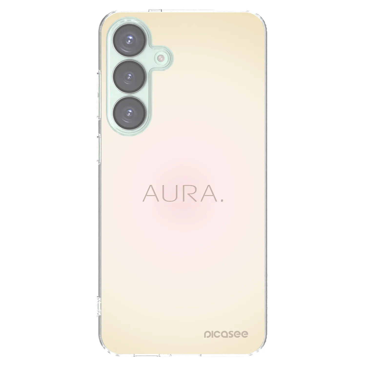 Picasee silikonowe przeźroczyste etui na Samsung Galaxy S25+ 5G - Aura