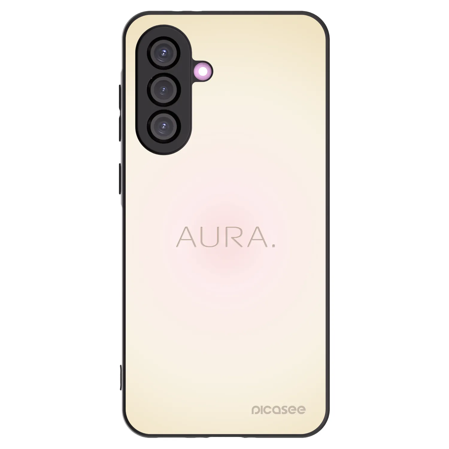Picasee silikonowe czarne etui na Samsung Galaxy A56 5G A566B - Aura