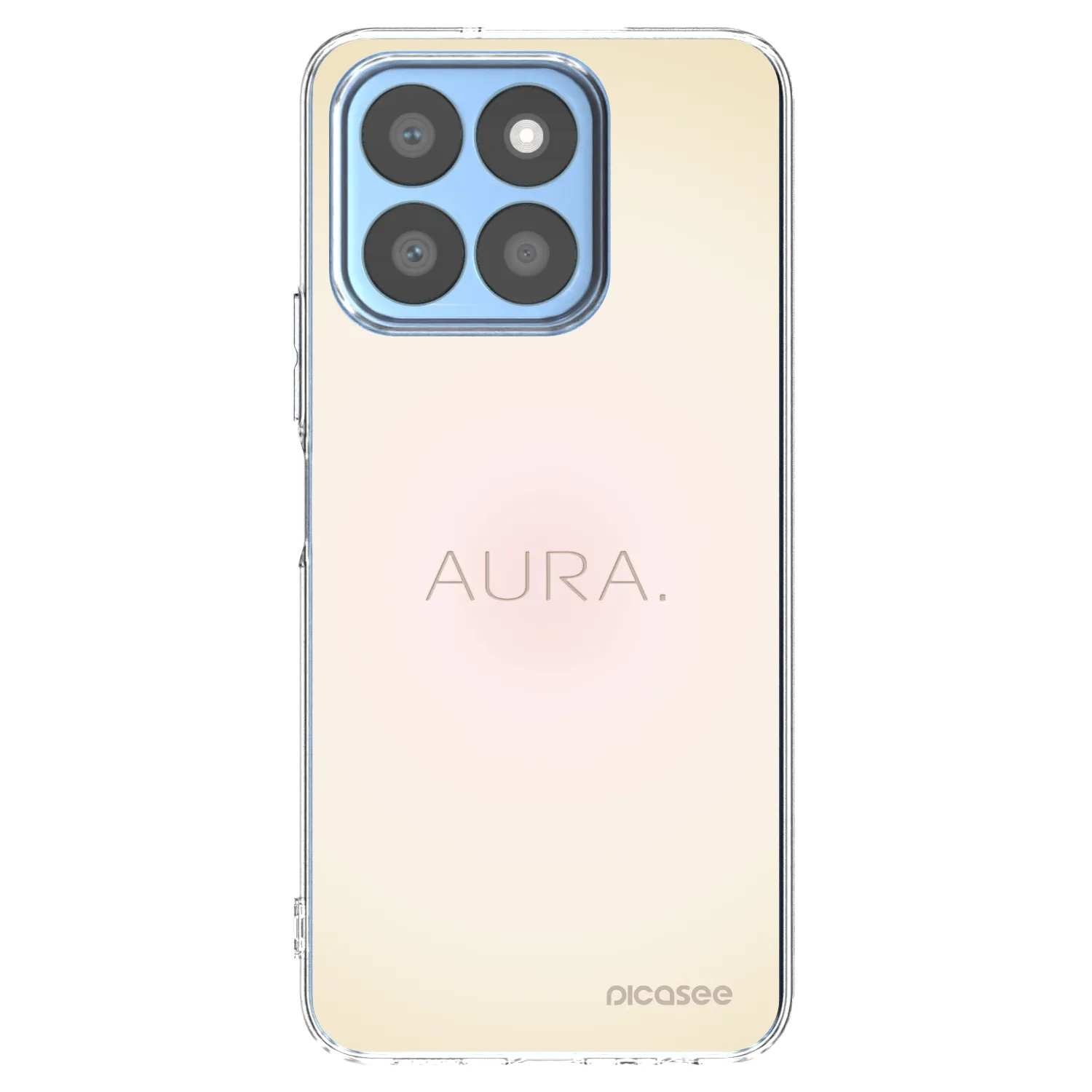 Picasee silikonowe przeźroczyste etui na Honor X8c - Aura