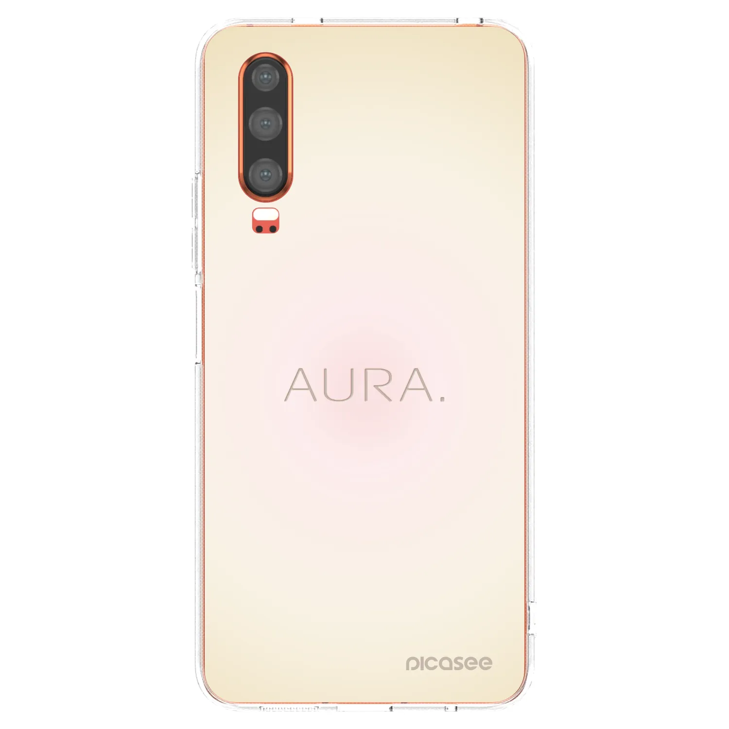 Picasee silikonowe przeźroczyste etui na Huawei P30 - Aura