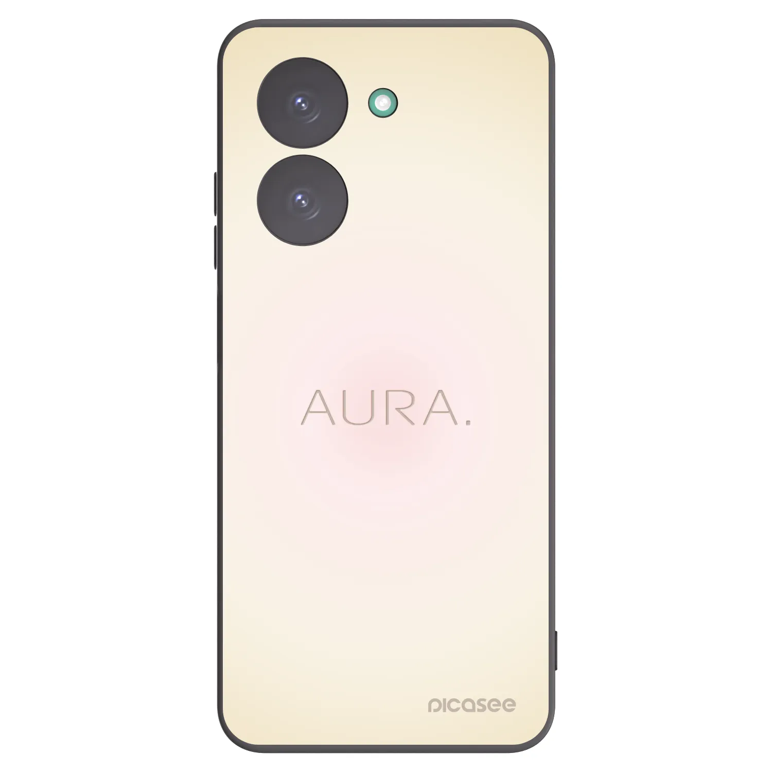 Picasee silikonowe czarne etui na Xiaomi Redmi A5 - Aura