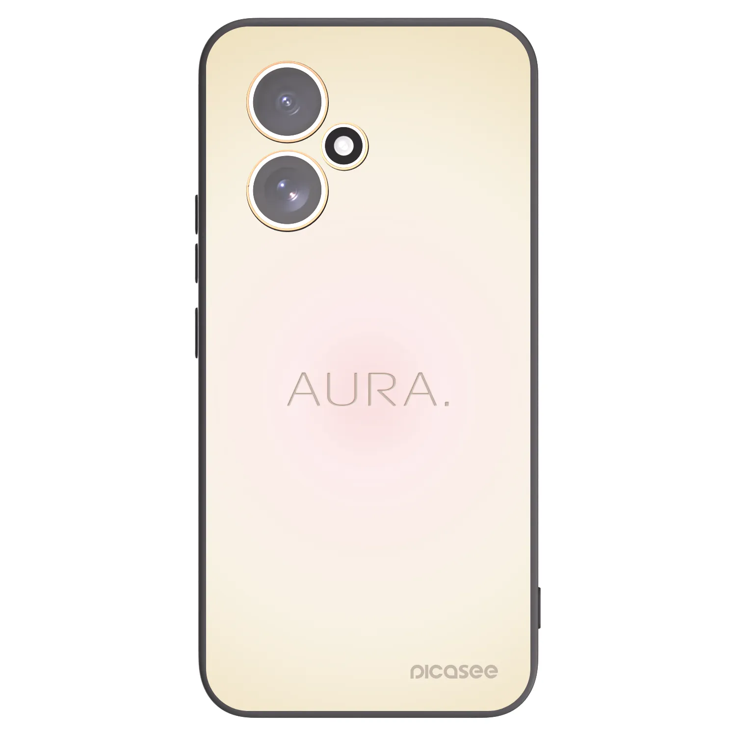 Picasee silikonowe czarne etui na Honor 400 5G - Aura