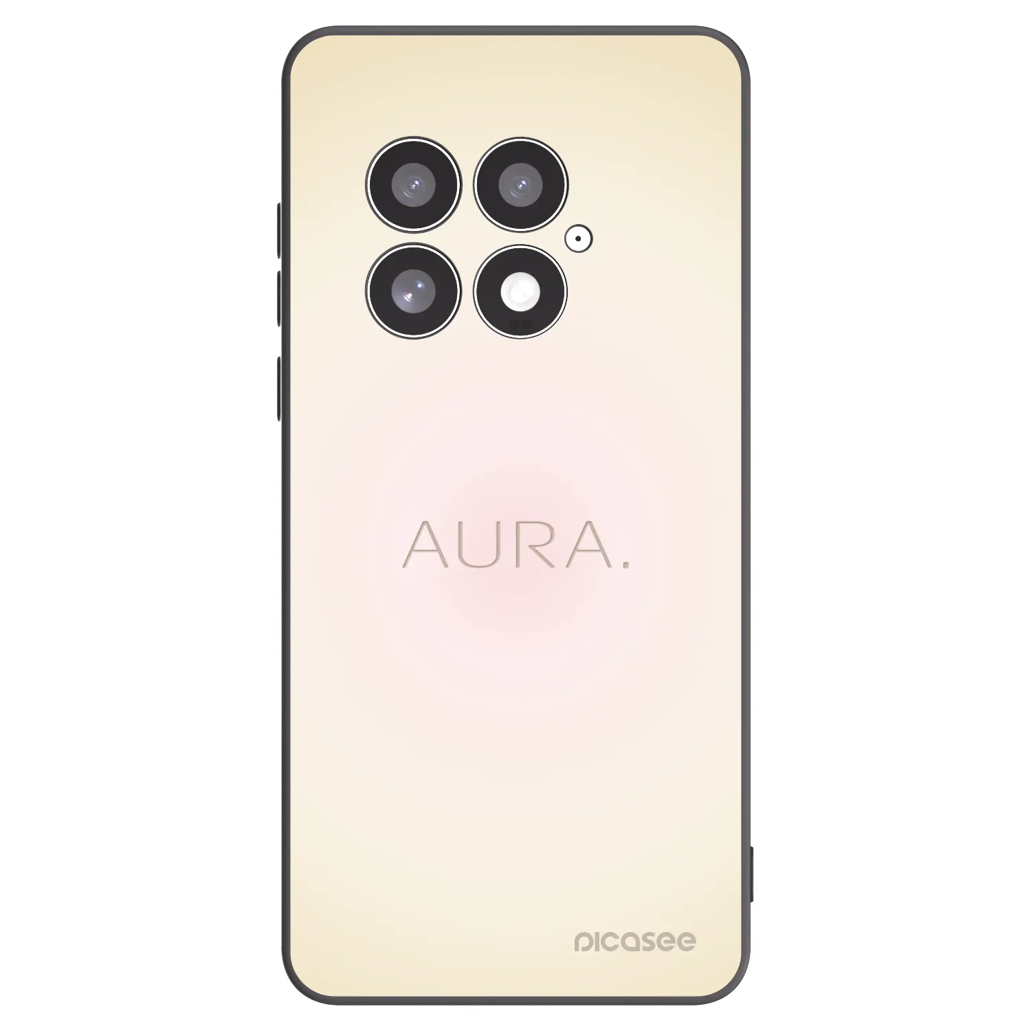 Picasee silikonowe czarne etui na OnePlus 13 5G - Aura