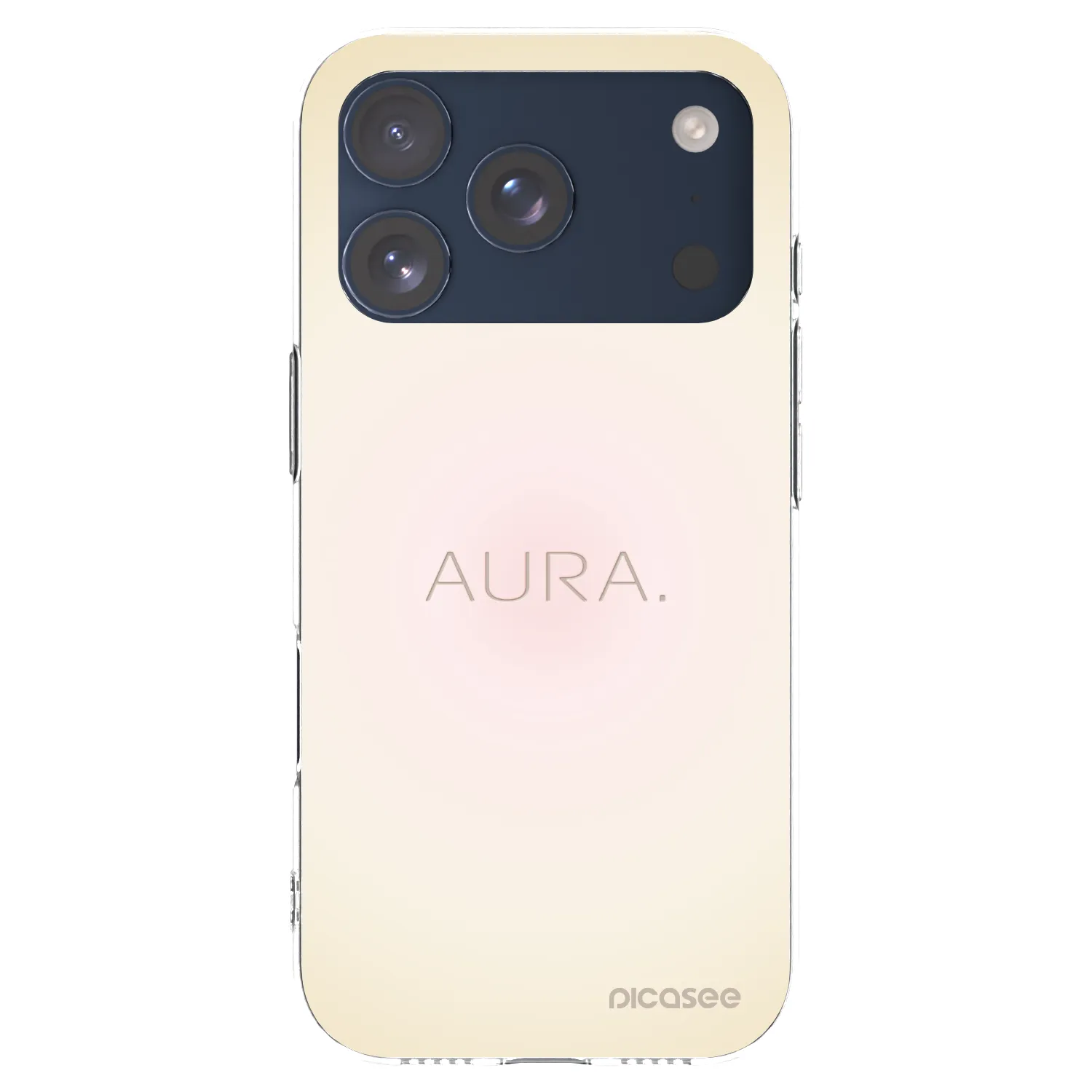Picasee silikonowe przeźroczyste etui na Apple iPhone 17 Pro - Aura