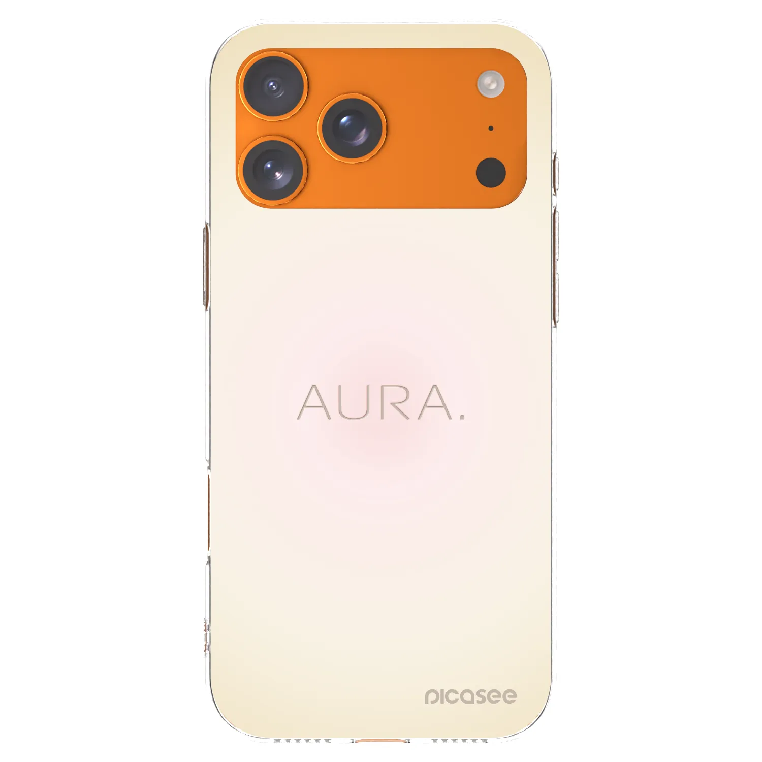 Picasee silikonowe przeźroczyste etui na Apple iPhone 17 Pro Max - Aura