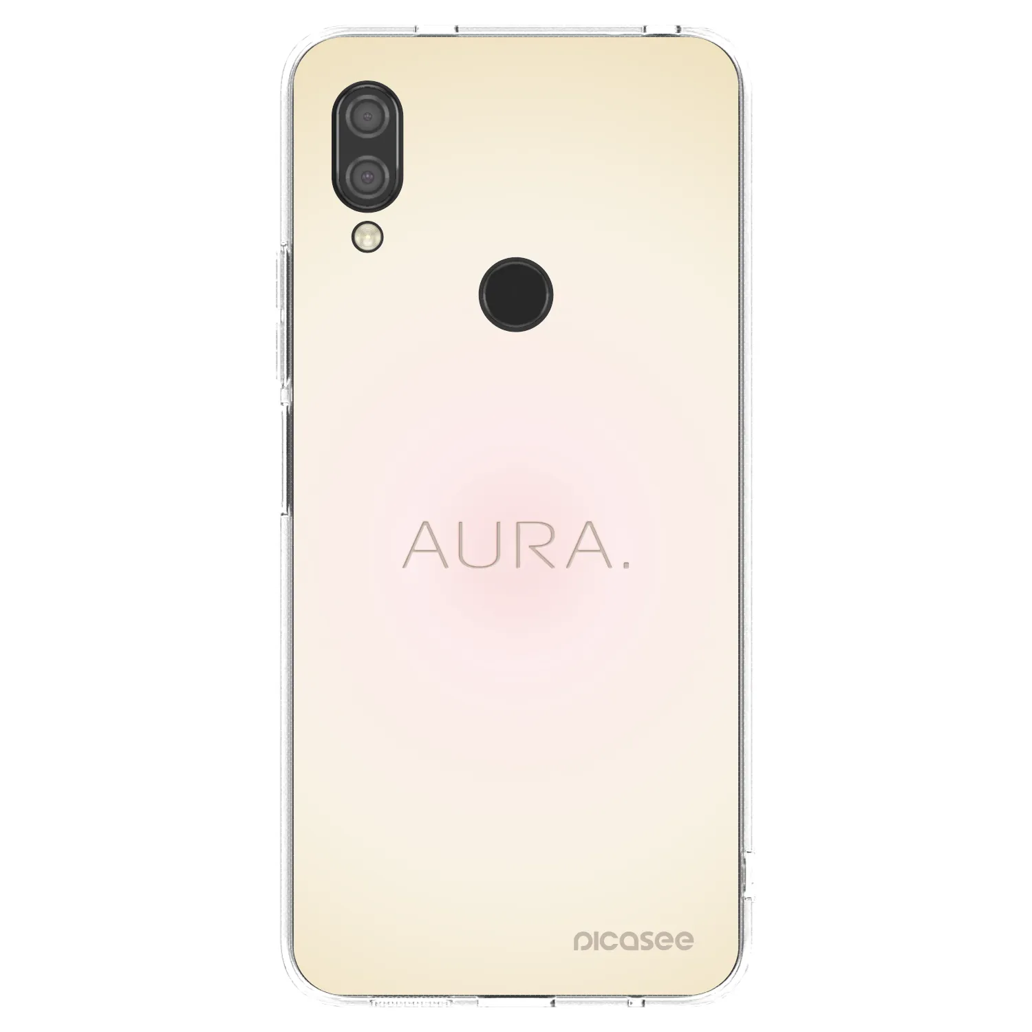 Picasee silikonowe przeźroczyste etui na Xiaomi Redmi 7 - Aura