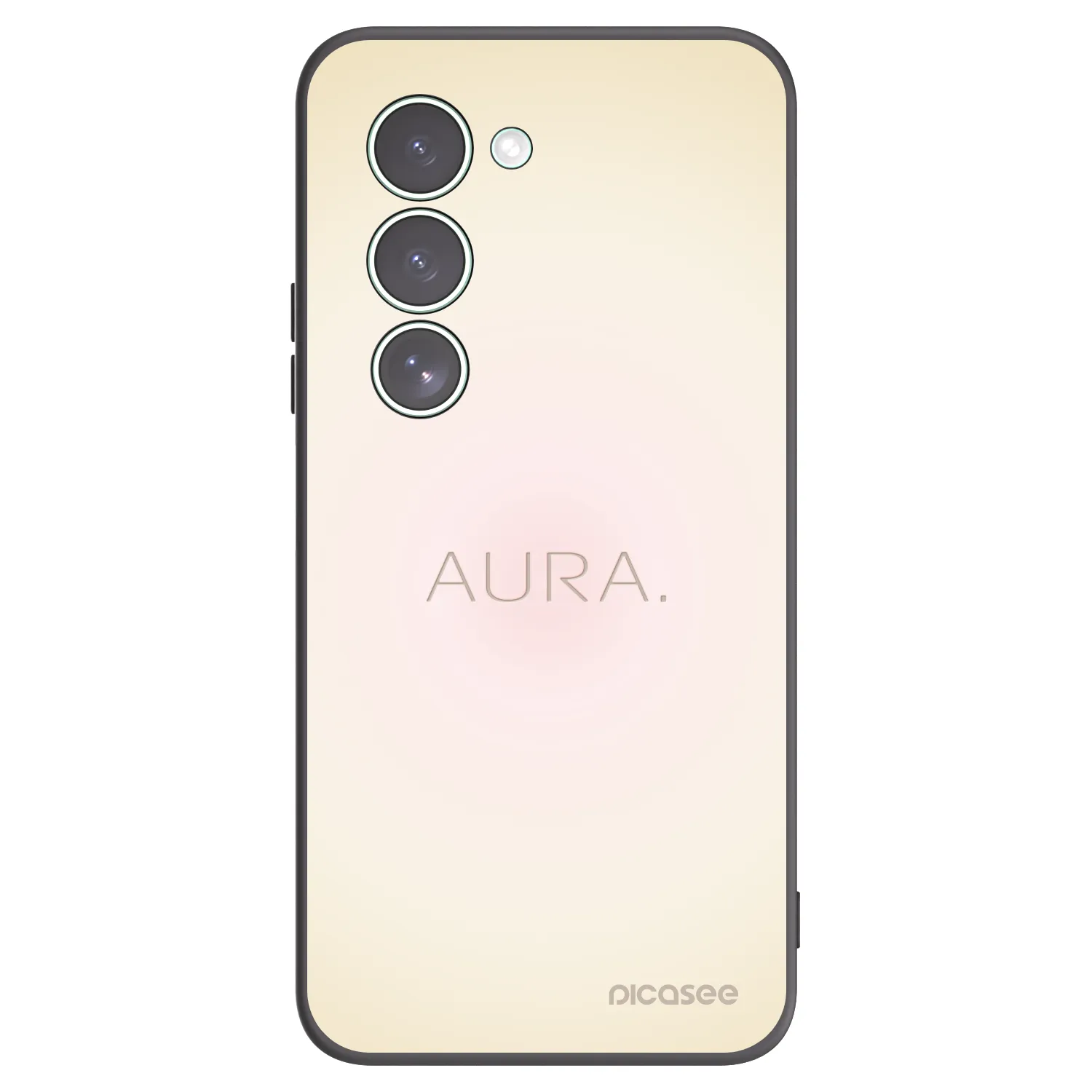 Picasee silikonowe czarne etui na Xiaomi Redmi 15 5G - Aura