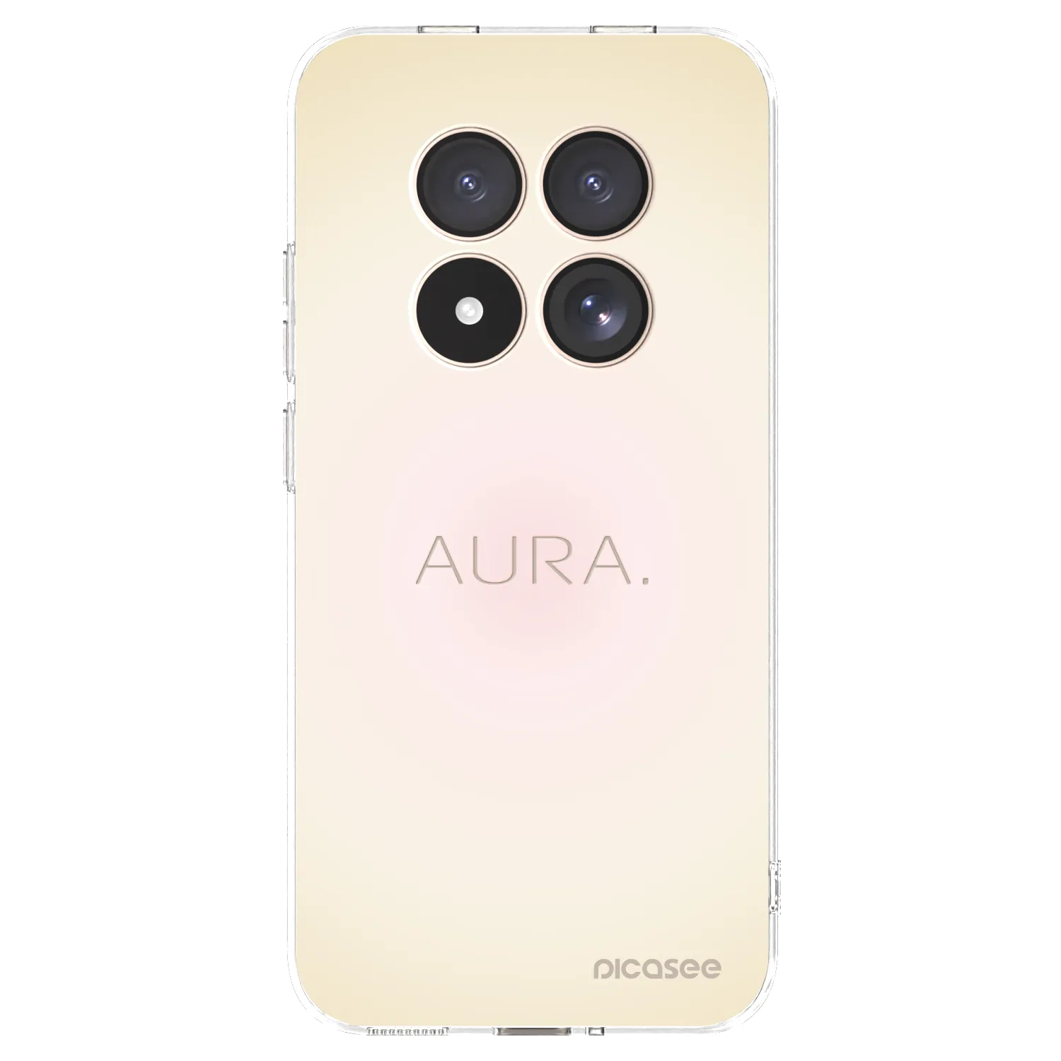 Picasee silikonowe przeźroczyste etui na Xiaomi Redmi Note 15 Pro 4G - Aura