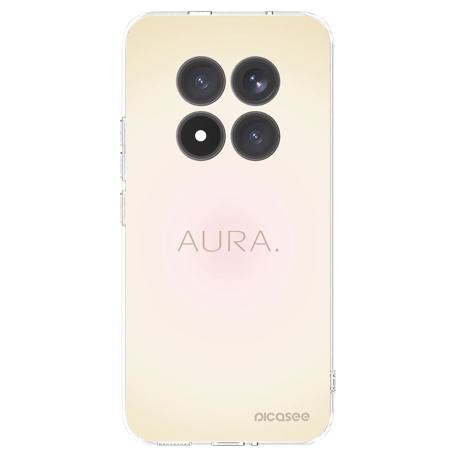 Picasee silikonowe przeźroczyste etui na Xiaomi Redmi Note 15 Pro+ - Aura
