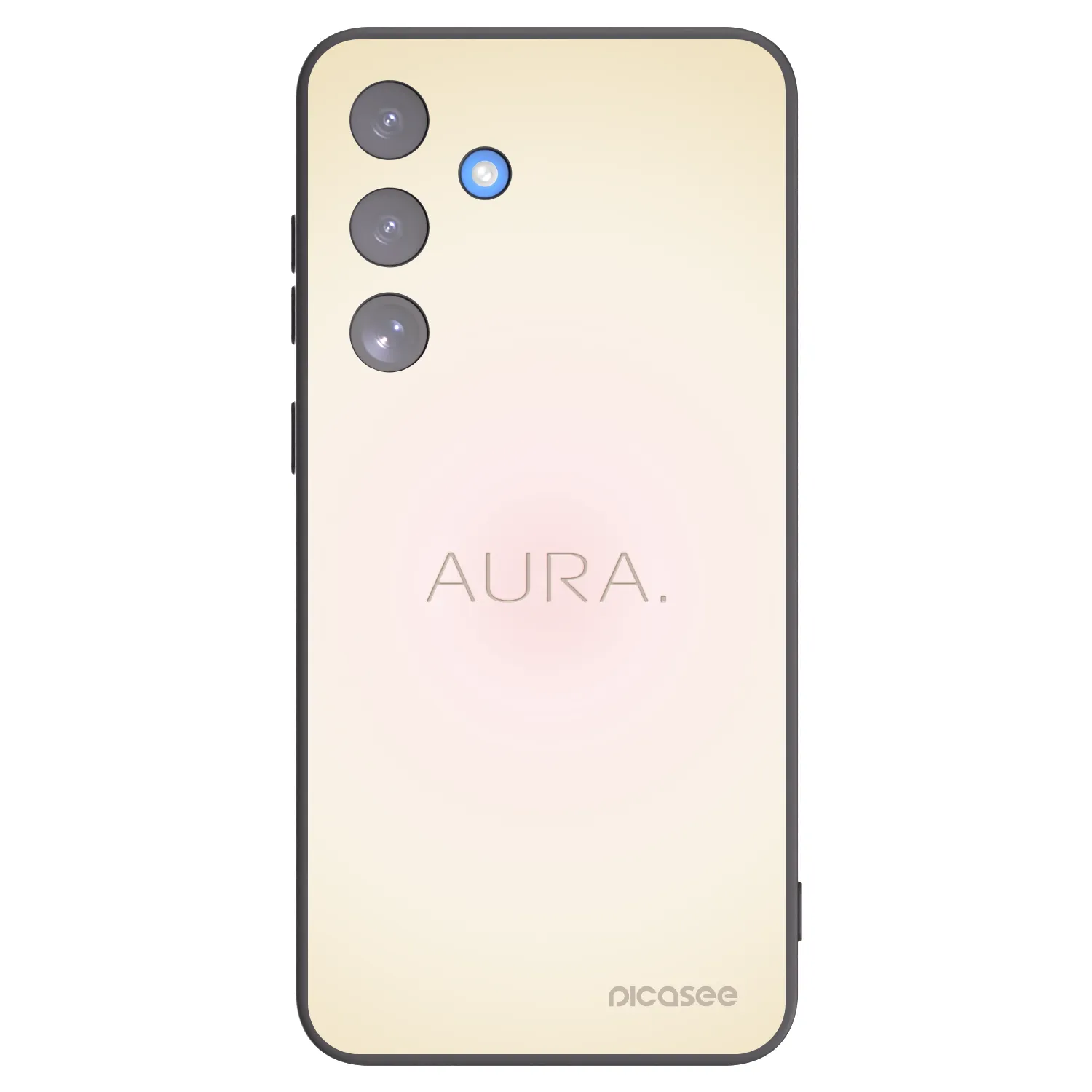 Picasee silikonowe czarne etui na Samsung Galaxy S25 FE 5G - Aura